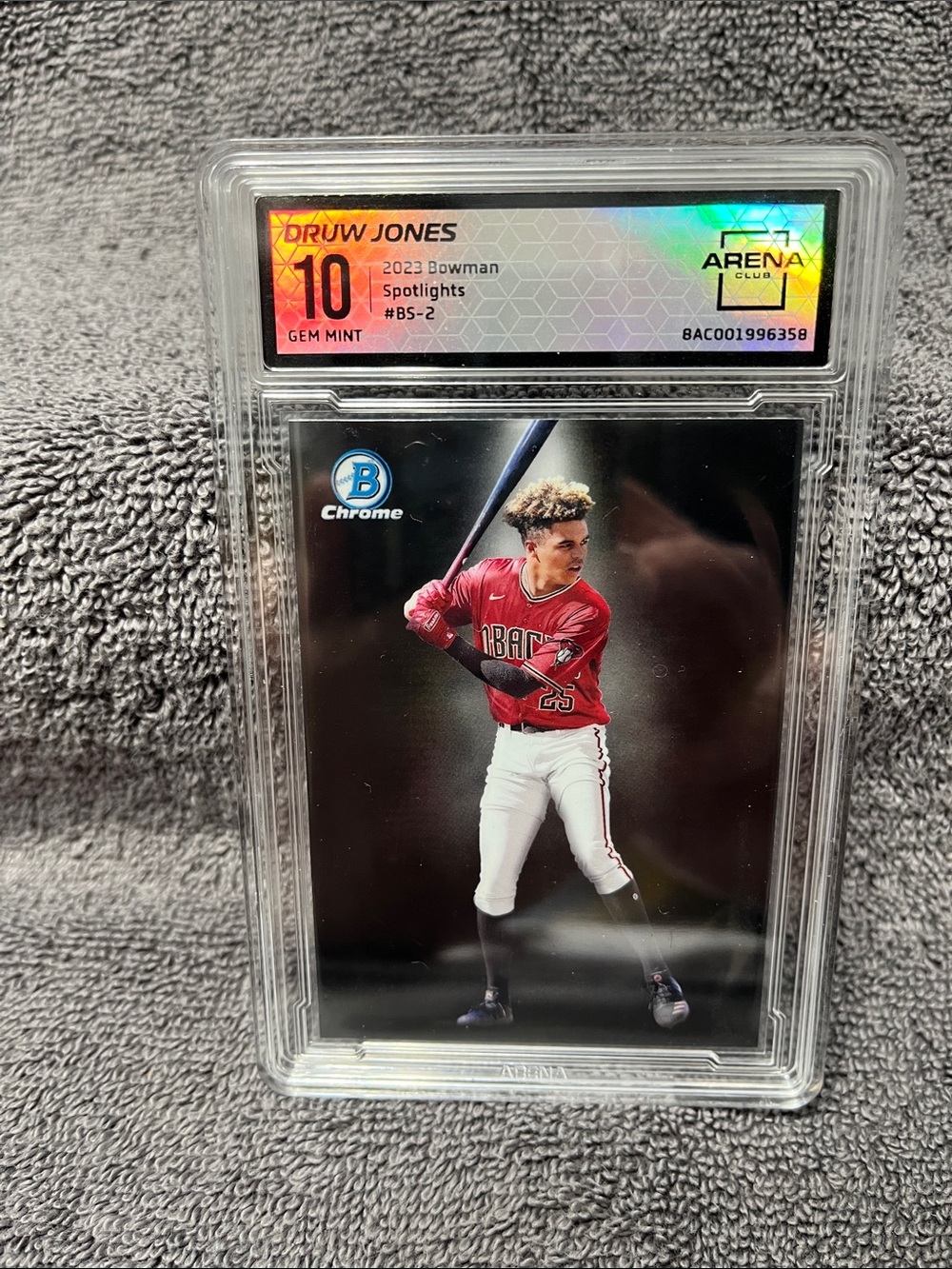 2023 Bowman Chrome Spotlights #BS-2 Druw Jones GEM MINT 10 Arena Club